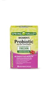 3 Spring Valley Women’s Probiotic 1 BILLION Cultures w/Cranberry Extract 30 Ct