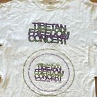 Vintage 90s Tibetan Freedom Concert Shirt Large Band Tour Sonic Youth Radiohead