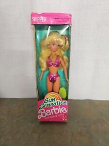 Sun Sensation Skipper Doll Barbie 1446 in Excellent Box New 1991