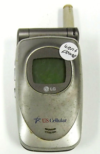LG VX4400 - Metallic Silver ( U.S. Cellular ) Rare Flip Phone