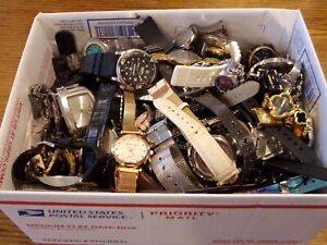 Nice 11 Pound Untested Watch Lot for Parts, Repair, Resale or Wear - mm