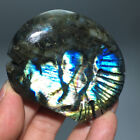 New Listing165g Natural Crystal.labradorite.Hand-carved.Exquisite fish.statues.gift 19