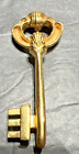 Vintage  Gold Tone Ornate Key Brooch. Lot 115