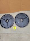 45 Lb  IVANKO OLYMPIC Size WEIGHT PLATES vintage 45lb Weights Used Deep Dish