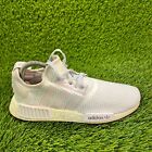 Adidas NMD R1 White Orchid Womens Size 7 Athletic Running Shoes Sneakers D97216
