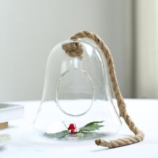 9-Inch tall Clear Bell Glass Hanging Terrarium Home Wedding Centerpieces Sale