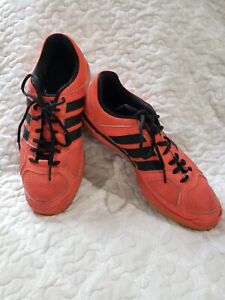 Adidas Mens TopSala G40369 Orange Black Indoor Soccer Shoes Size 8.5 Pre-Owned