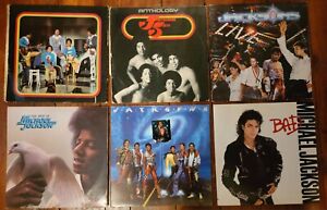 Lot Of 6 Michael Jackson Vinyl LP Records, A Great Bundle Deal
