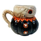 Johanna Parker Transpac Halloween Ceramic Mummy Ghost Mug