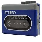 New ListingPortable Personal Stereo Cassette Tape Player - Blue & Gray - Vintage - Tested