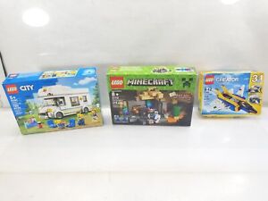 New Lego Sets Holiday Camper Van 60283, Minecraft The Dungeon 21119, 31042  #14