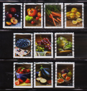 OFF paper #5484-93 Fruits and Veggies (used set of 10)Forever 2020 _f271