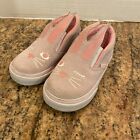 Vans Slip-On Bunny Rabbit Toddler Kids Chalk Pink True White Baby Shoes Size 6