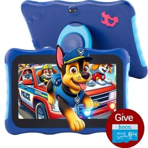 A9 Kids Tablet, 7in Android Tablet for Kids,32GBROM/64GB-SD with WiFi Bluetooth