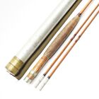 Vintage H.L. Leonard Bamboo Fly Fishing Rod. Model 66. 8’ 2/2. W/ Tube and Sock