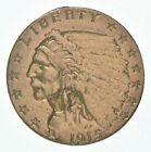 1915 $2.50 Indian Head Gold Quarter Eagle - U.S. Gold Coin *025