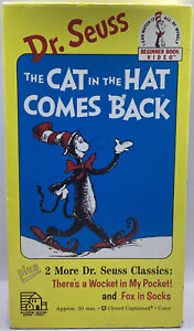 Dr. Seuss - The Cat in the Hat Comes Back VHS 1991 **Buy 2 Get 1 Free**