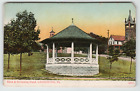 Postcard Vintage Band and Reviewing Stand Lehighton, PA