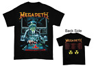 1990 Megadeth Rust in Peace Tour Black T-Shirt Double Side Tee