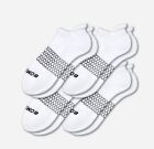 Bombas Mens & Womens Ankle Socks - Size Large, White - 4 Pairs - FREE SHIPPING