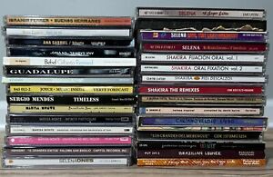 LOT of 30 LATIN ALBUMS ON CD — Includes 5 by Selina and 4 by Shakira