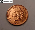 1901 Indian Head Penny Cent ~ Choice BU (red) ~ Four Diamonds! (I324)