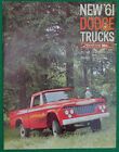 1961 Dodge Trucks 4 Wheel Drive Models Power Wagon Sales Brochure