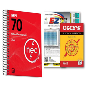 2023 NEC Code Book (Spiralbound) NFPA70 NEC +2023 Ugly'S Electrical Ref (Spiral)