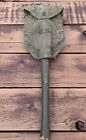 AMES 1945 trench shovel World War II W/ Canvas Cover US Military Army Gear Vntg