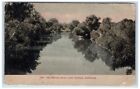 c1910's The Merced River Near Turlock California CA Posted Antique Postcard