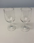 Port Wine Cordial Glass Set of 2 Clear Glass 5.3/8