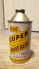 CONE TOP SODA CAN CANTRELL & COCHRANE , C & C SUPER ROOT BEER , Must See