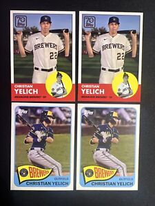 New ListingChristian Yelich Card Lot 2021 Topps