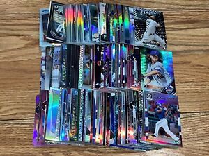 MLB Baseball HUGE (250) Refractor Card Lot Topps Bowman Chrome Degrom Beltre +++