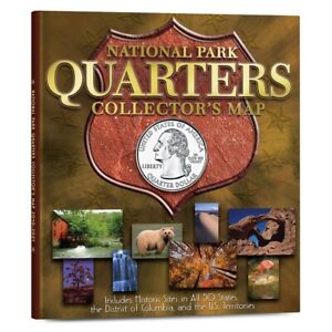 National Park Quarters Collection Map Coin Collector Christmas Gift Album Folder