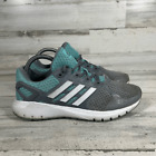 Adidas Womens Duramo 8 BB4675 Gray Green Running Shoes Lace Up Low Top Size US 8