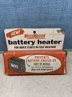 NOS Vintage MILES MASTER Car Truck Battery Heater Warmer with Box - Chevy Ford +