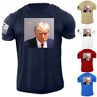 Trump Mugshot T Shirt USA Donald Trump 100% Cotton Tee