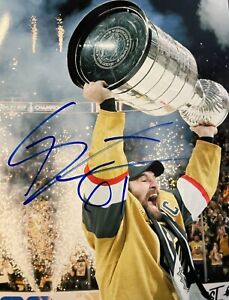MARK STONE SIGNED VEGAS GOLDEN KNIGHTS AUTOGRAPHED STANLEY CUP 8X10 PHOTO COA