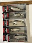 LOT OF 5 RAPALA CRANKBAIT SHAD RAPS FISHING LURES TACKLE BOX FIND...