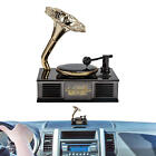 Solar Car Air Freshener Helicopter Auto Phonograph Interior Accessories Perfume