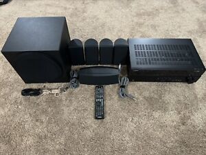 Yamaha RX-V371 Receiver w/ Subwoofer, Remote & 5 Surround Speakers - Stereo - TV