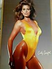 Vintage Sexy Model Cindy Crawford  Yellow swimsuit Poster