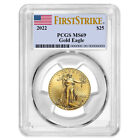2022 $25 American Gold Eagle 1/2 oz PCGS MS69 FS Flag Label