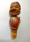 ANRI Mechanical Man Mouth Moves Bottle Stopper Puppet Barware Italy Vintage