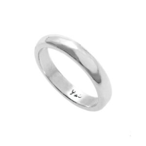 925 Sterling Silver 3mm Plain Baby/Child Band Ring Size 1-5