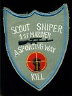 USMC Scout Sniper 1st Mariner Patch A-2