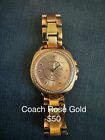 Brand New Coach Libby Watch 37mm with Metal Band in Rose Gold Plated 14503762