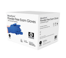 1000 Blue Nitrile Exam Medical Gloves 4 Mil, Latex & Powder Free 10 Boxes of 100