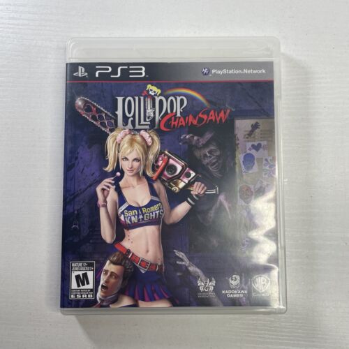 Lollipop Chainsaw (Sony PlayStation 3, 2012) PS3 CIB Complete In Box